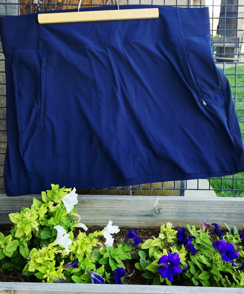 Navy Blue Athletic Skort